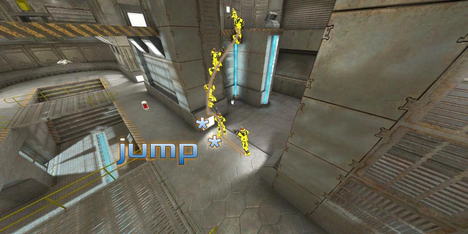 Ramp Jump below Mega Health on Glowplant