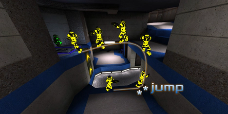 Ramp Jump to Mega Armor on Runningman